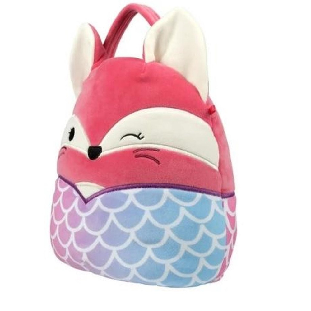 Pink and Blue Fox Basket for trick or treating